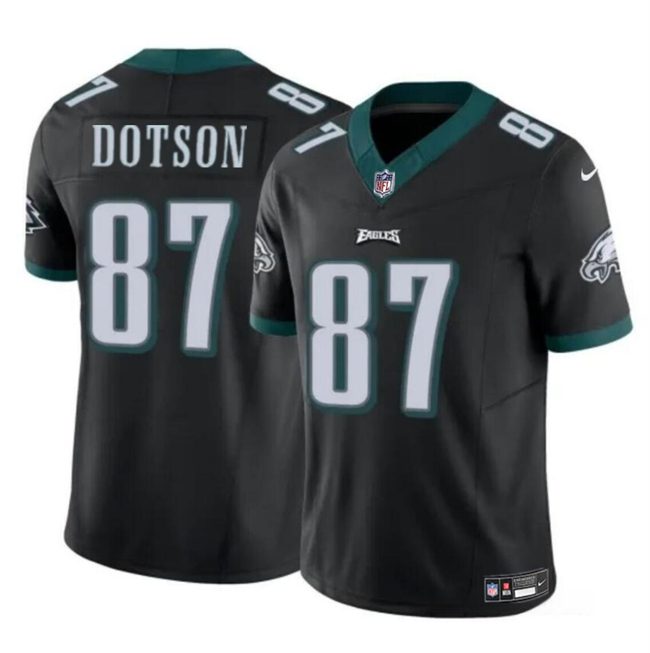 Philadelphia Eagles #87 Jahan Dotson Black F.U.S.E Vapor Untouchable Limited Football Stitched Jersey