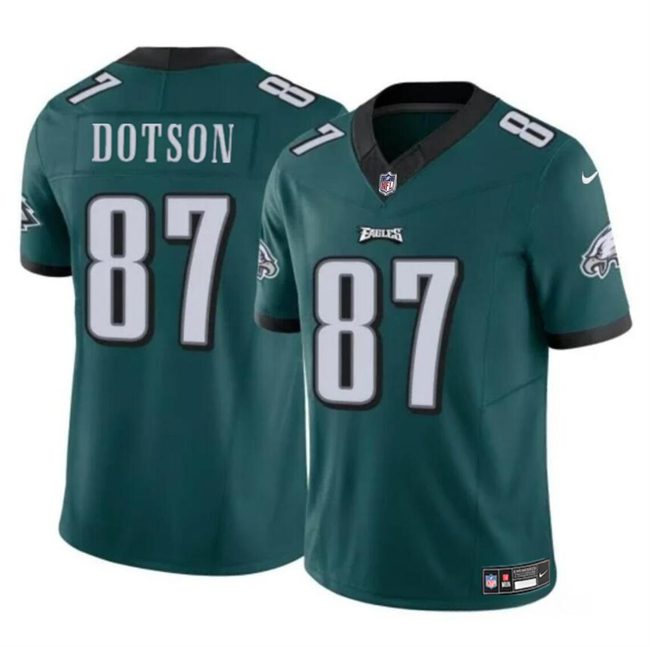 Philadelphia Eagles #87 Jahan Dotson Green F.U.S.E Vapor Untouchable Limited Football Stitched Jersey