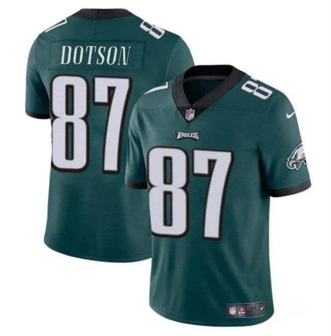 Philadelphia Eagles #87 Jahan Dotson Green Vapor Untouchable Limited Football Stitched Jersey