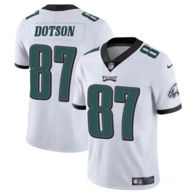 Philadelphia Eagles #87 Jahan Dotson White Vapor Untouchable Limited Football Stitched Jersey