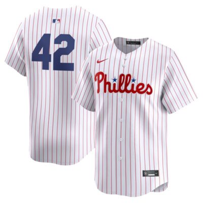 Philadelphia Phillies 2024 Jackie Robinson Day Home Limited Jersey - White