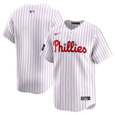 Philadelphia Phillies 2024 MLB World Tour London Series Home Limited Jersey - White