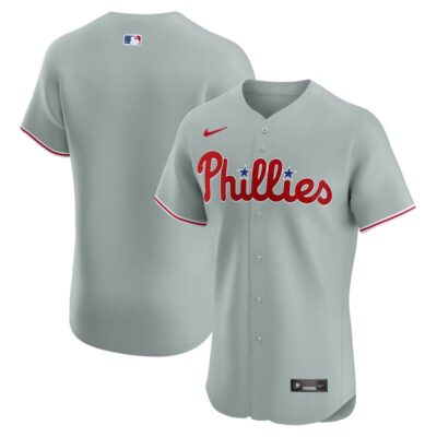 Philadelphia Phillies Road Elite Jersey - Gray