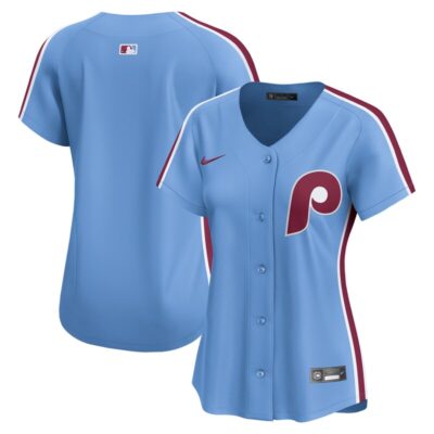 Philadelphia Phillies Women Alternate Limited Jersey - Light Blue