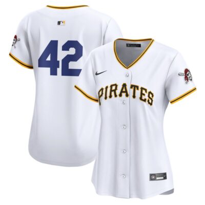 Pittsburgh Pirates Women 2024 Jackie Robinson Day Home Limited Jersey - White