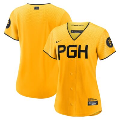 Pittsburgh Pirates Women City Connect Replica Jersey - Gold