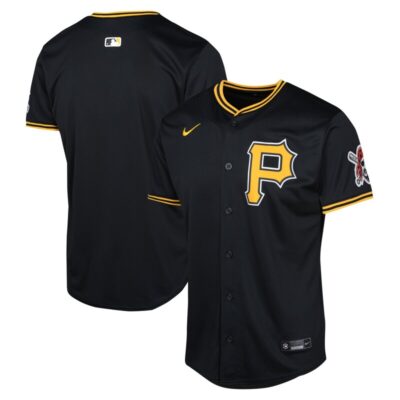 Pittsburgh Pirates Youth Alternate Limited Jersey - Black