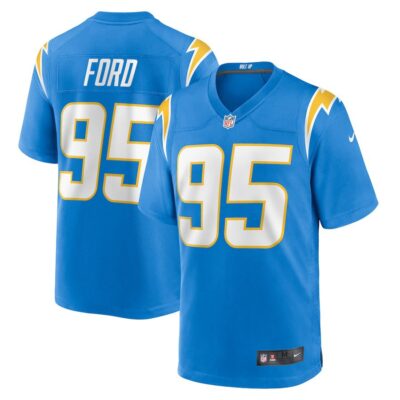 Poona Ford Los Angeles Chargers Game Jersey - Powder Blue