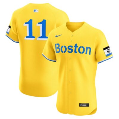 Rafael Devers Boston Red Sox City Connect Elite Jersey - Gold