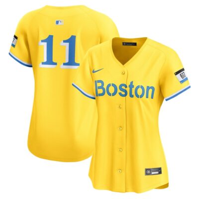 Rafael Devers Boston Red Sox Women City Connect Limited Player Jersey - Gold