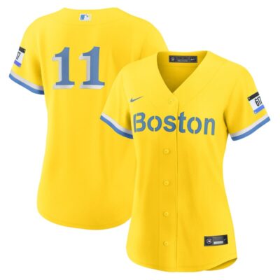 Rafael Devers Boston Red Sox Women City Connect Replica Player Jersey - Gold