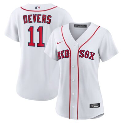 Rafael Devers Boston Red Sox Women Home Replica Player Jersey - White