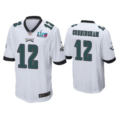Randall Cunningham Philadelphia Eagles Super Bowl LVII White Game Jersey