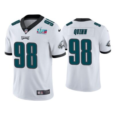 Robert Quinn Philadelphia Eagles Super Bowl LVII White Vapor Limited Jersey