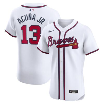 Ronald Acuna Jr. Atlanta Braves Home Elite Jersey - White