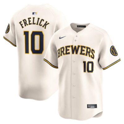 Sal Frelick Milwaukee Brewers Home Limited Player Jersey - Cream