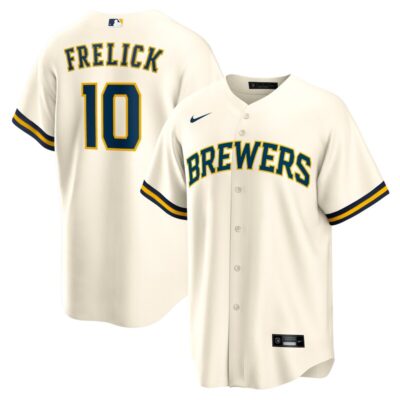 Sal Frelick Milwaukee Brewers Home Replica Player Jersey - Cream