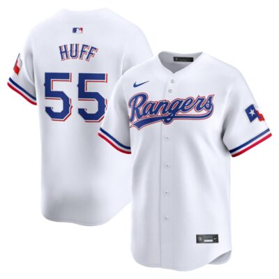 Sam Huff Texas Rangers Home Limited Player Jersey - White