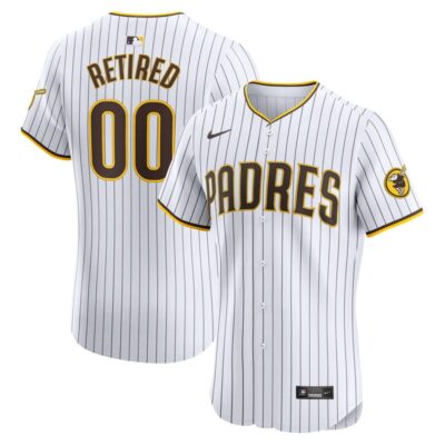 San Diego Padres Home Elite Pick-A-Player Retired Roster Jersey - White