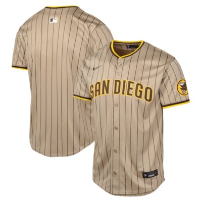 San Diego Padres Youth Alternate Limited Jersey - Tan