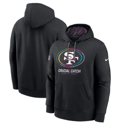 San Francisco 49ers 2024 NFL Crucial Catch Big & Tall Club Pullover Hoodie - Black