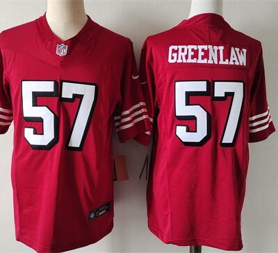 San Francisco 49ers #57 Dre Greenlaw Red Alternate 2024 F.U.S.E. Vapor Untouchable Limited Football Stitched Jersey