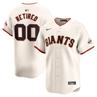 San Francisco Giants Home Limited Pick-A-Player Retired Roster Jersey - Cream