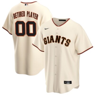 San Francisco Giants Home Pick-A-Player Retired Roster Replica Jersey - Cream