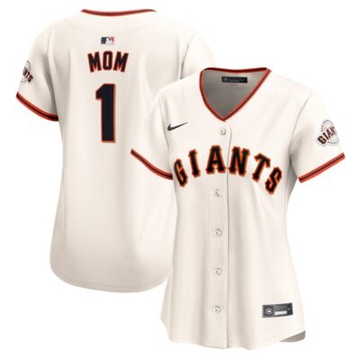 San Francisco Giants Women #1 Mom Home Limited Jersey - Cream