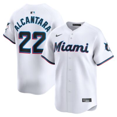 Sandy Alcantara Miami Marlins Home Limited Player Jersey - White