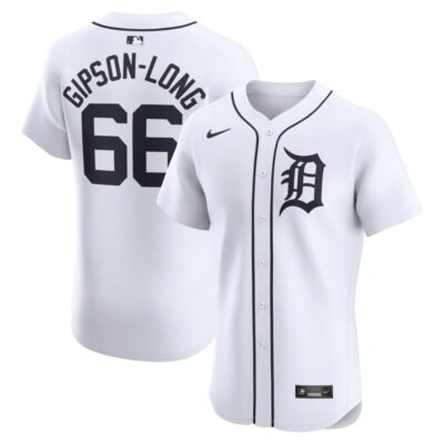 Sawyer Gipson-Long Detroit Tigers Home Elite Player Jersey - White