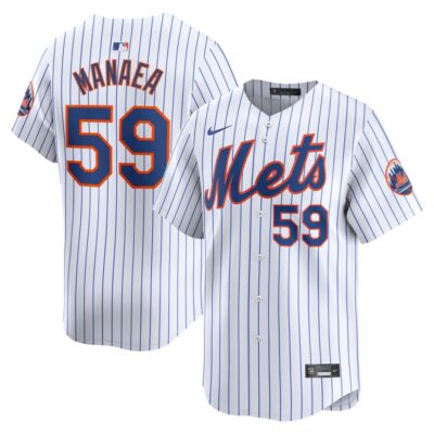 Sean Manaea New York Mets Home Limited Player Jersey - White