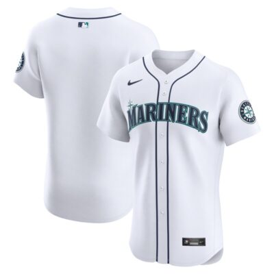 Seattle Mariners Home Elite Jersey - White