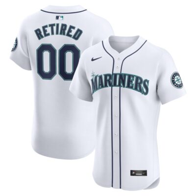 Seattle Mariners Home Elite Pick-A-Player Retired Roster Jersey - White