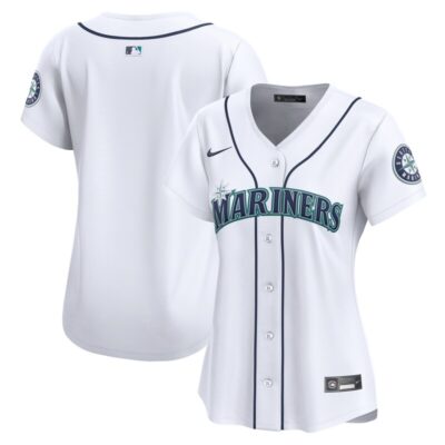 Seattle Mariners Women Home Limited Jersey - White