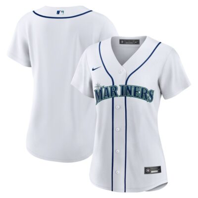 Seattle Mariners Women Home Replica Team Jersey - White