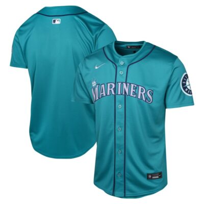 Seattle Mariners Youth Alternate Limited Jersey - Aqua