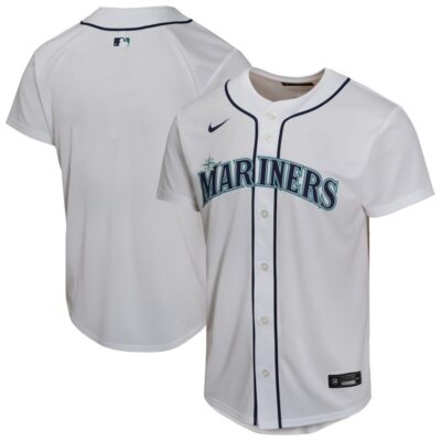 Seattle Mariners Youth Home Game Jersey - White