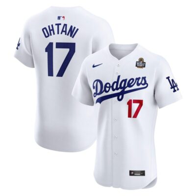 Shohei Ohtani Los Angeles Dodgers 2024 World Series Home Elite Player Jersey - White