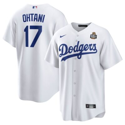 Shohei Ohtani Los Angeles Dodgers 2024 World Series Home Replica Player Jersey - White