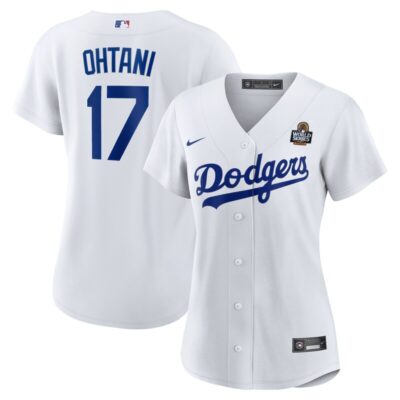 Shohei Ohtani Los Angeles Dodgers Women's 2024 World Series Home Home Replica Jersey - White
