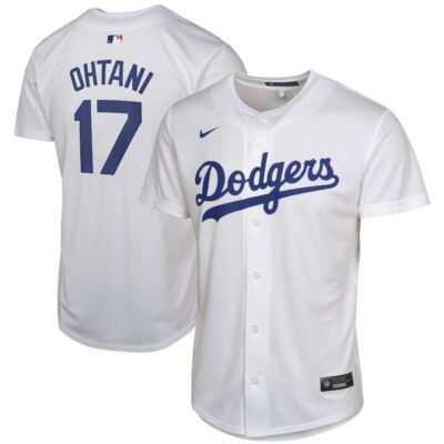 Shohei Ohtani Los Angeles Dodgers Youth Home Player Game Jersey - White