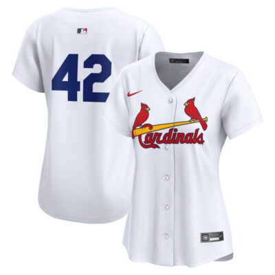 St. Louis Cardinals Women 2024 Jackie Robinson Day Home Limited Jersey - White