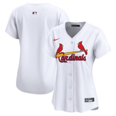 St. Louis Cardinals Women Home Limited Jersey - White