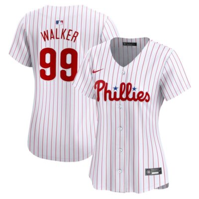 Taijuan Walker Philadelphia Phillies Women Home Limited Player Jersey - White