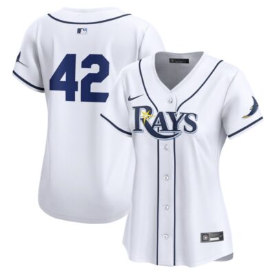 Tampa Bay Rays Women 2024 Jackie Robinson Day Home Limited Jersey - White