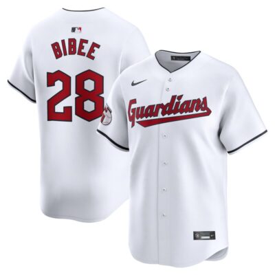 Tanner Bibee Cleveland Guardians Home Limited Player Jersey - White