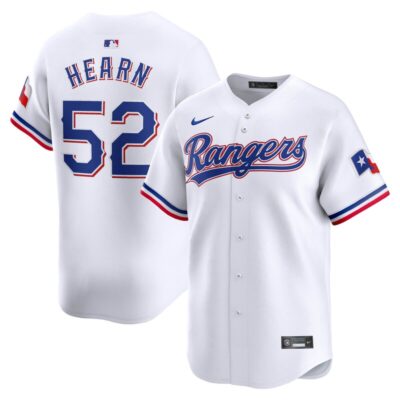 Taylor Hearn Texas Rangers Home Limited Player Jersey - White