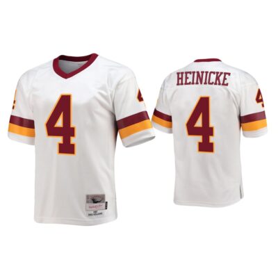 Taylor Heinicke Washington Commanders White Throwback Legacy Replica Jersey