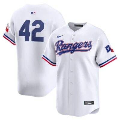 Texas Rangers 2024 Jackie Robinson Day Home Limited Jersey - White